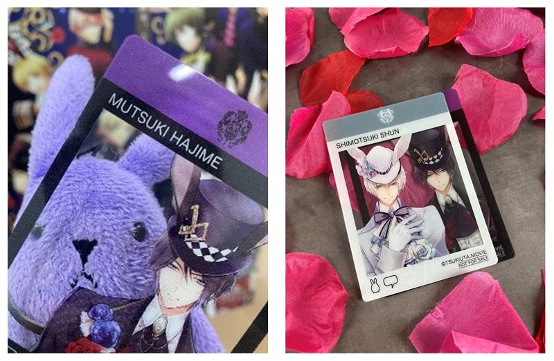 SNS風クリアカードセット使用例